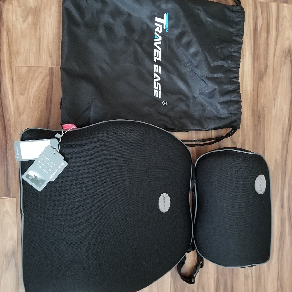 Travel Ease Car Lumbar Support Back Cushion & Head